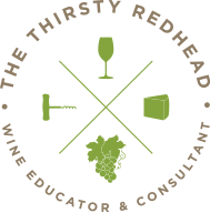 The Thirsty Redhead Badge