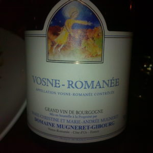 Mugneret-Gibourg Vosne Romanée
